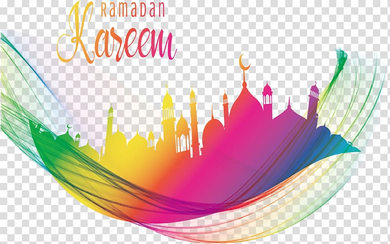 Ramadam Kareem illustration, Islam Church Graphic design Illustration, Colorful Islam Church transparent background PNG clipart