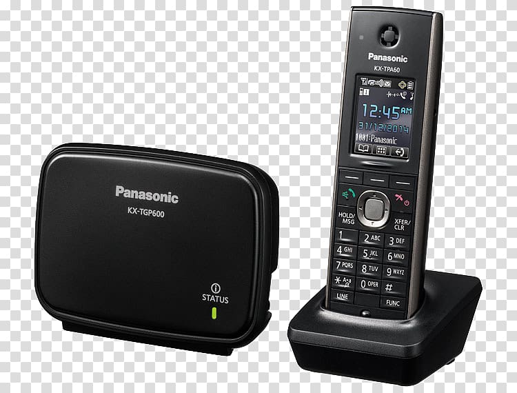Digital Enhanced Cordless Telecommunications Panasonic KX-TGP60 VoIP phone Cordless telephone Session Initiation Protocol, avaya wireless headset switch transparent background PNG clipart