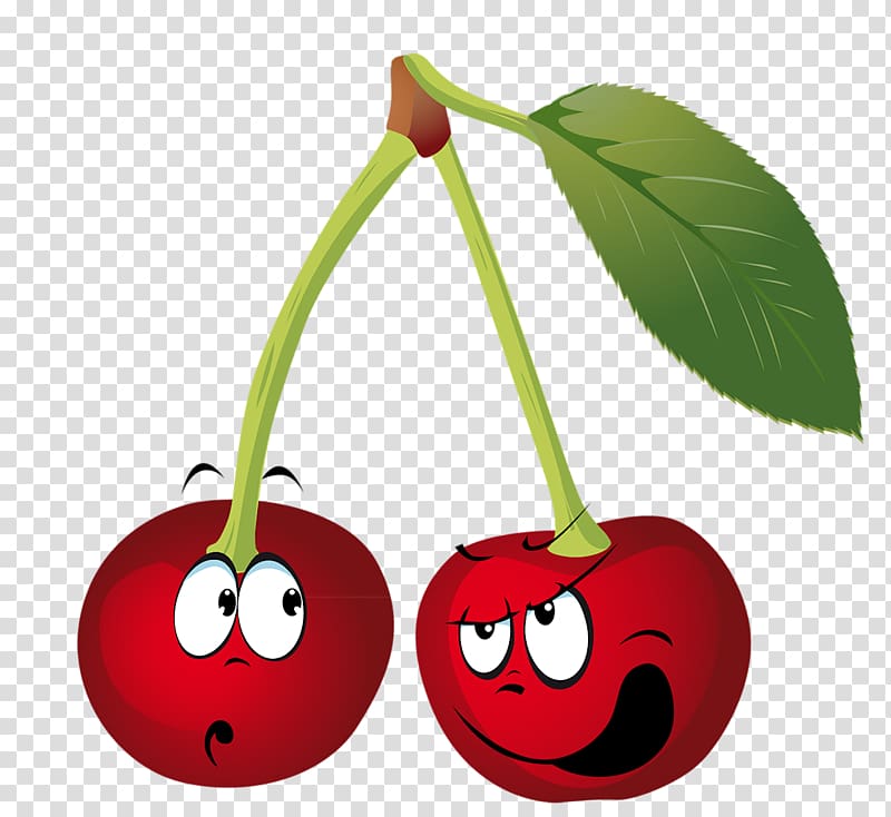 Cherry Cartoon , cherry fruit transparent background PNG clipart