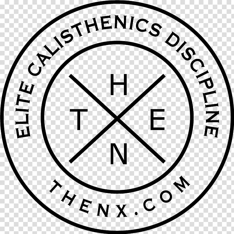 THENX Fitness Studio Calisthenics Logo Exercise, design transparent background PNG clipart