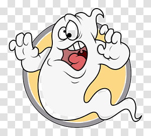 Halloween cartoon character. Cute headless ghost isolated on transparent  background. 24488344 PNG