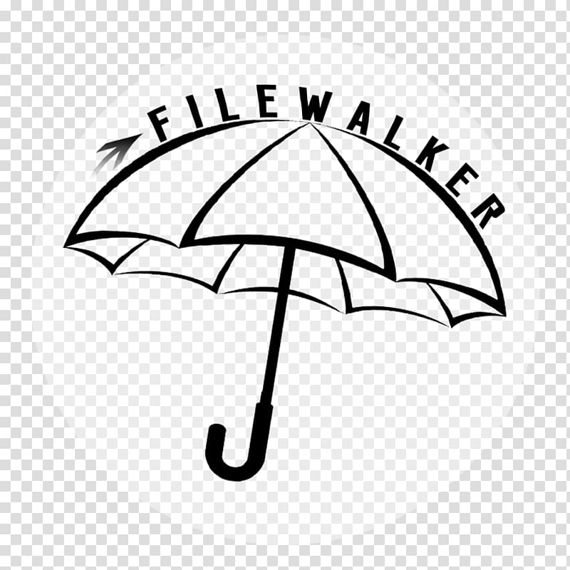 White Leaf Line art Umbrella , walker transparent background PNG clipart