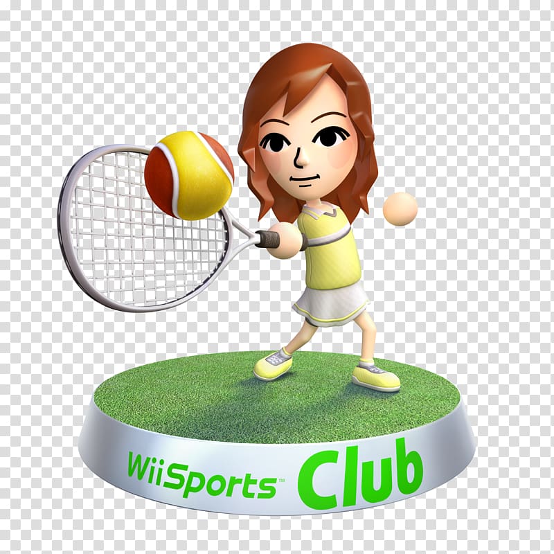 buiten gebruik cowboy Vakantie Wii Sports Club Wii U Wii Sports Resort Tennis, tennis girl cartoon  transparent background PNG clipart | HiClipart