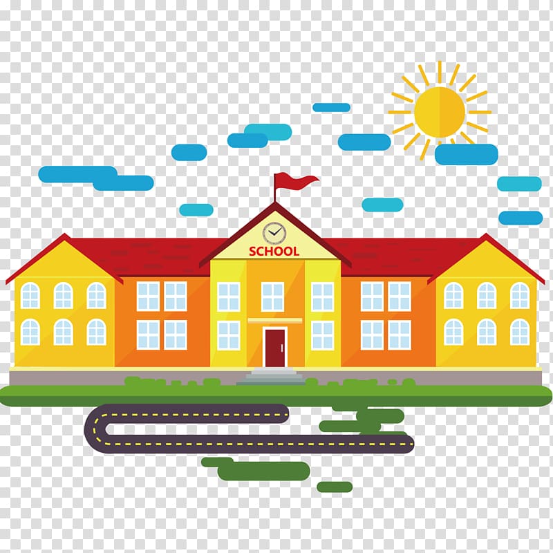 School Cartoon Classroom, School building material, school illustration transparent background PNG clipart