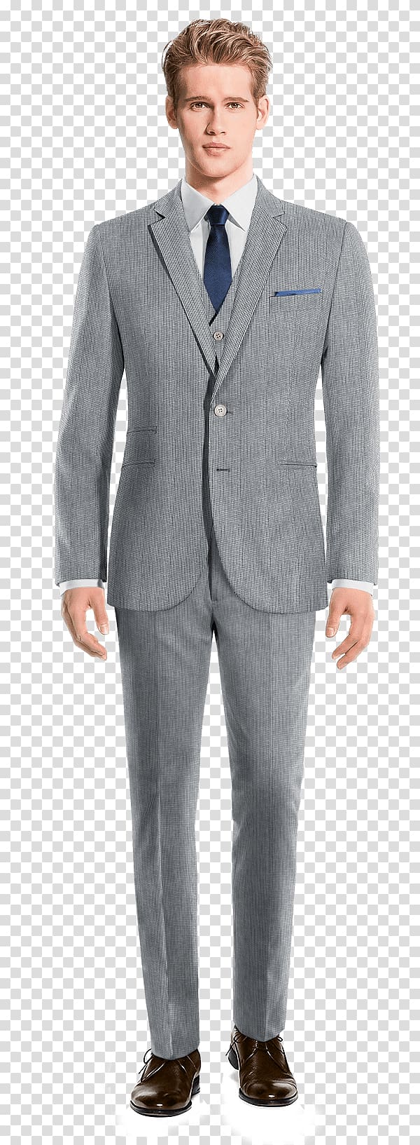 Sport coat Pants Blue Tweed Suit, business trousers transparent background PNG clipart