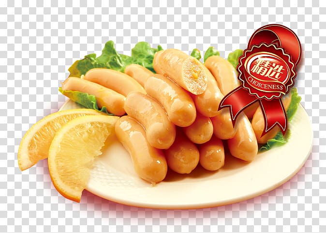 Hot dog Sausage Ham Food Stuffing, Food ham lemon transparent background PNG clipart