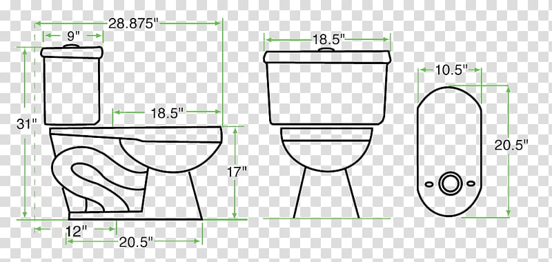 Toilet & Bidet Seats Bathroom House Flush toilet, sanitary ware plan transparent background PNG clipart