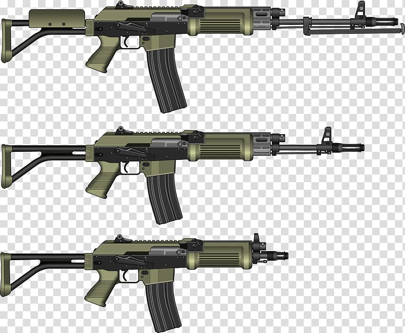 Firearm Assault rifle Weapon Machine gun, assault riffle transparent background PNG clipart