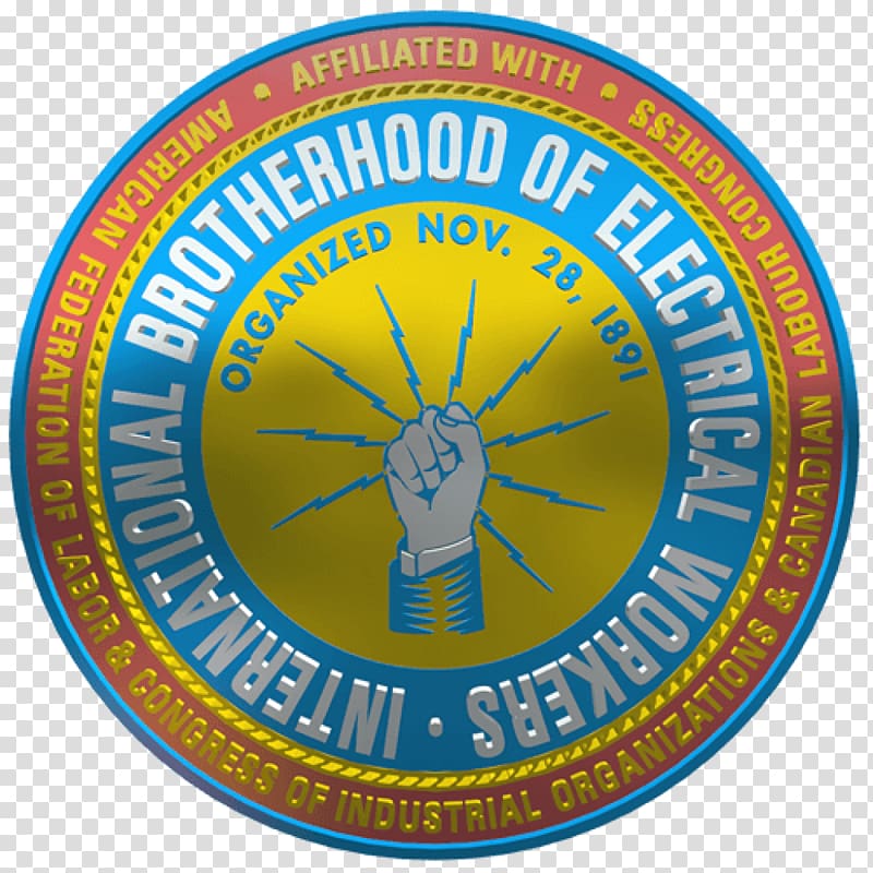 International Brotherhood of Electrical Workers IBEW Local 94 Trade union IBEW Local 353 East Electricity, brotherhood logo transparent background PNG clipart
