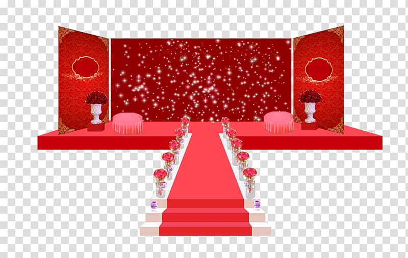 red stage , Wedding Stage transparent background PNG clipart
