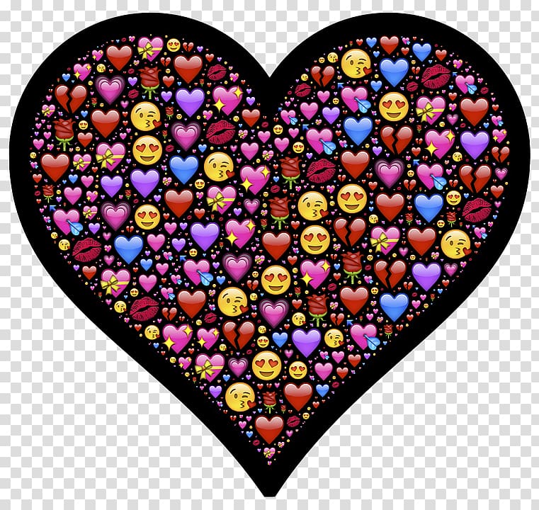 Emoji Emoticon Heart Smiley Symbol, Emoji transparent background PNG clipart