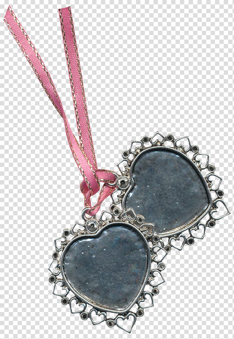 Locket Pendant Icon, Lace Heart Pendant transparent background PNG clipart