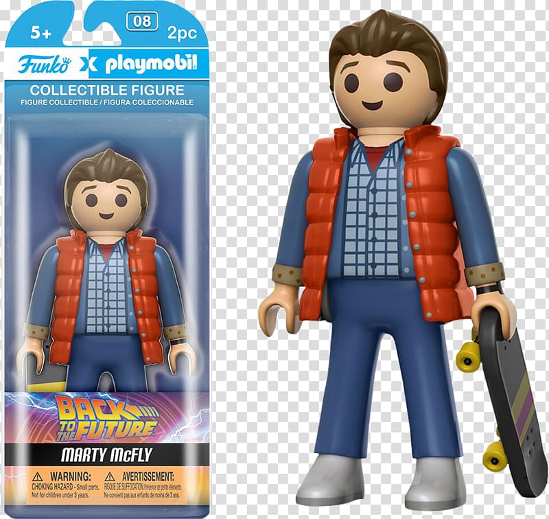 Marty McFly Back to the Future Dr. Emmett Brown Action & Toy Figures Funko, toy transparent background PNG clipart