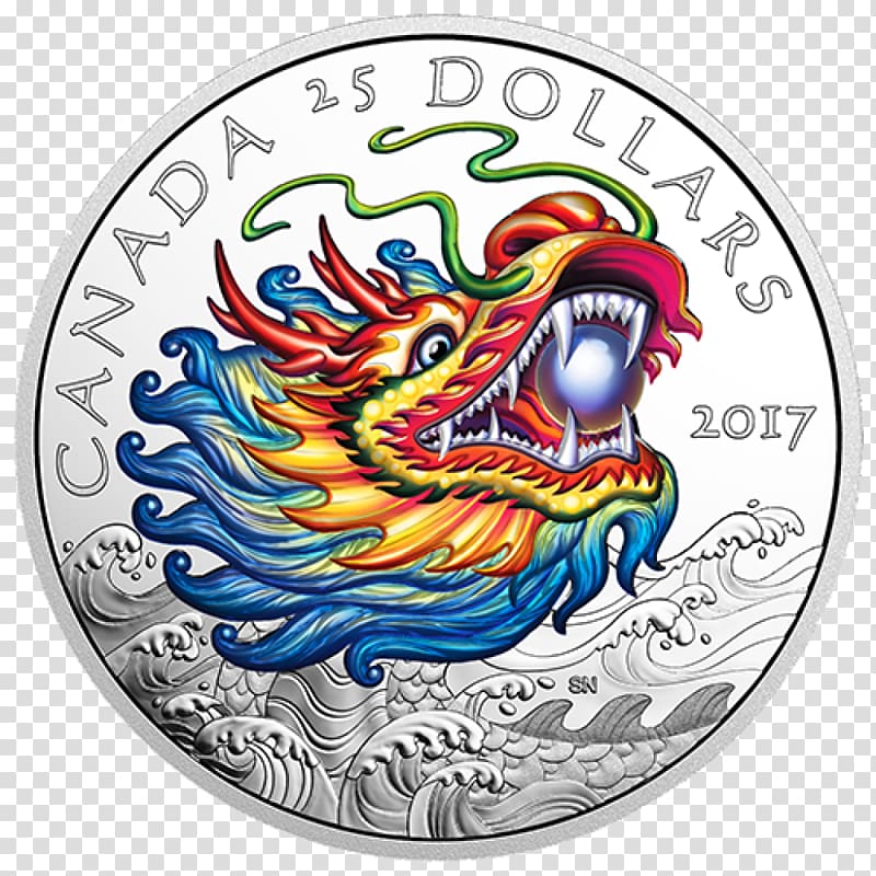 Dragon Boat Festival Coin Silver, Coin transparent background PNG clipart