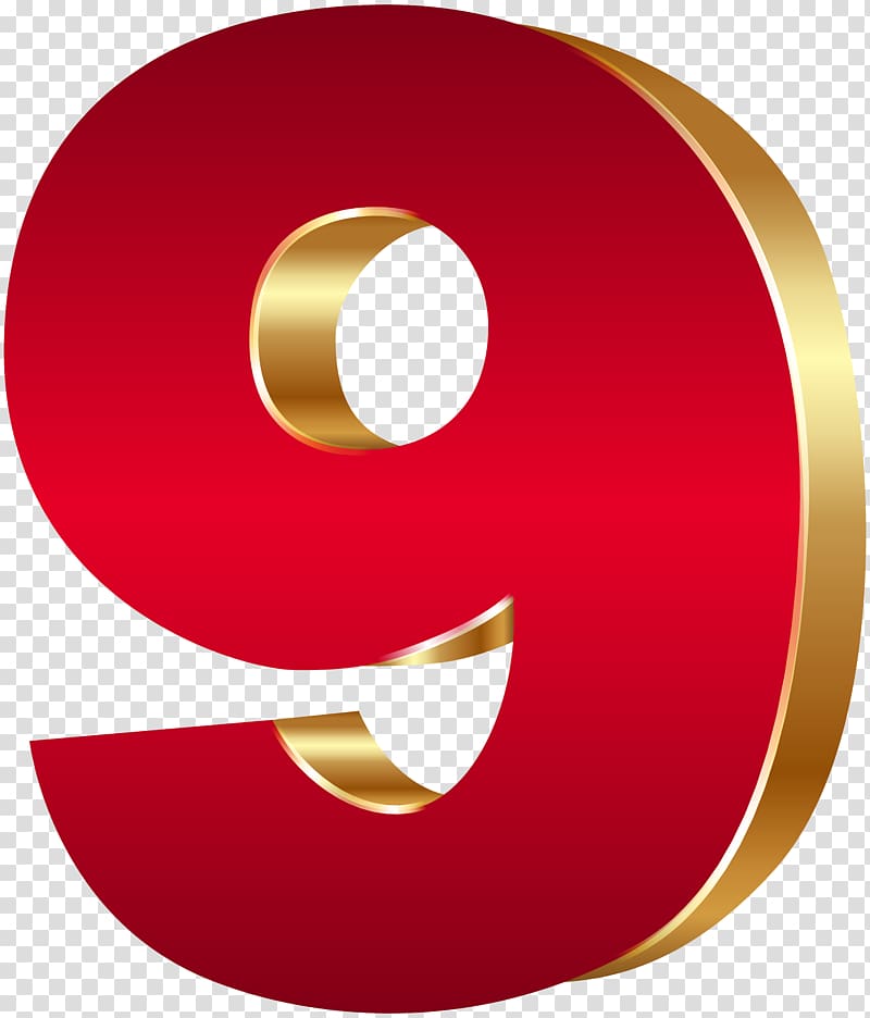 Number 3D computer graphics Computer Icons , 9 transparent background PNG clipart