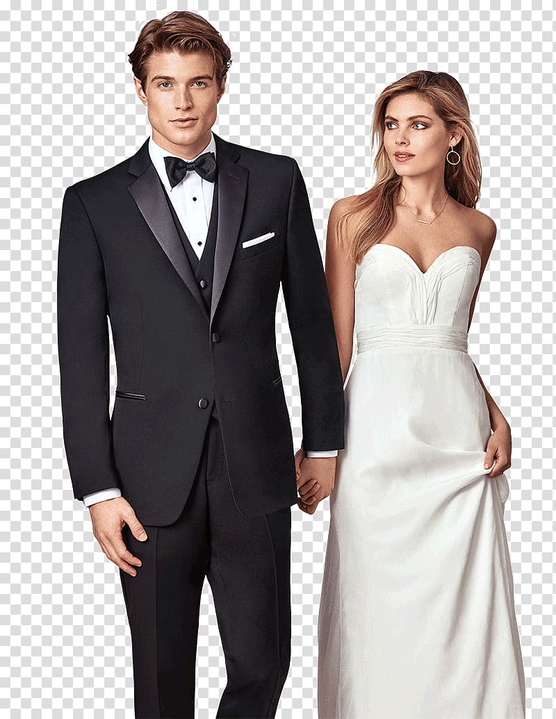 Tuxedo Prom Formal wear Wedding Suit, black man transparent background PNG clipart