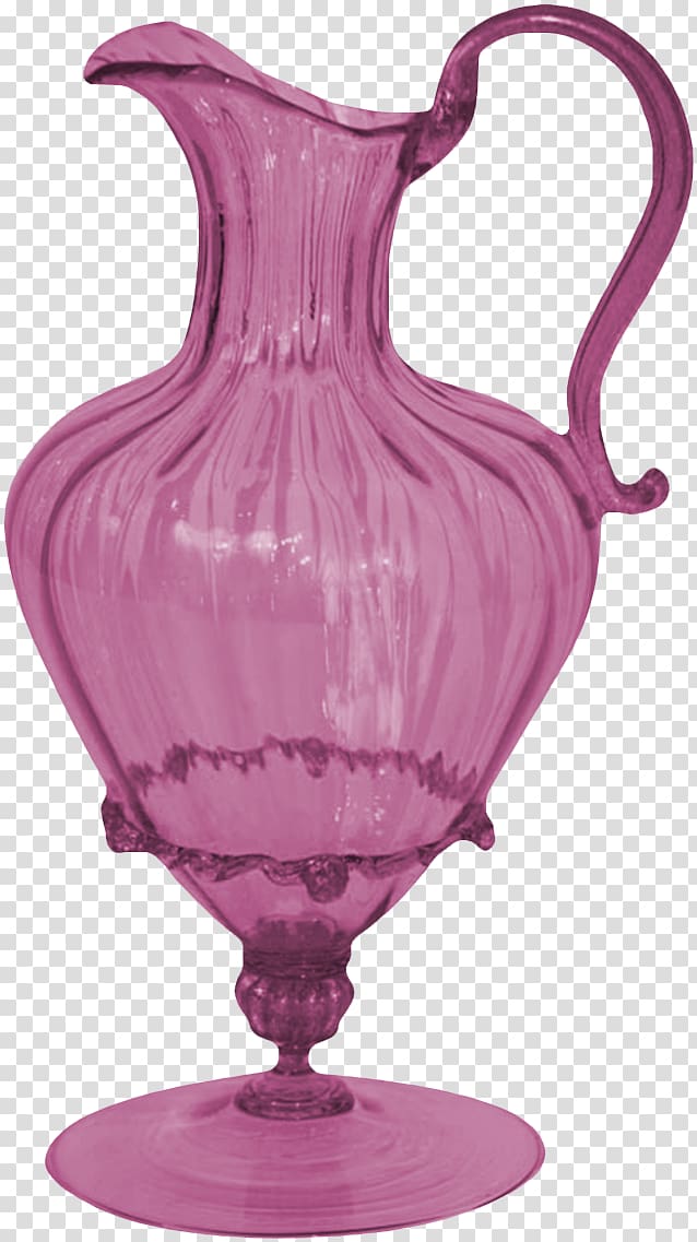 Vase Jug Glass Pitcher Bottle, Purple bottle transparent background PNG clipart