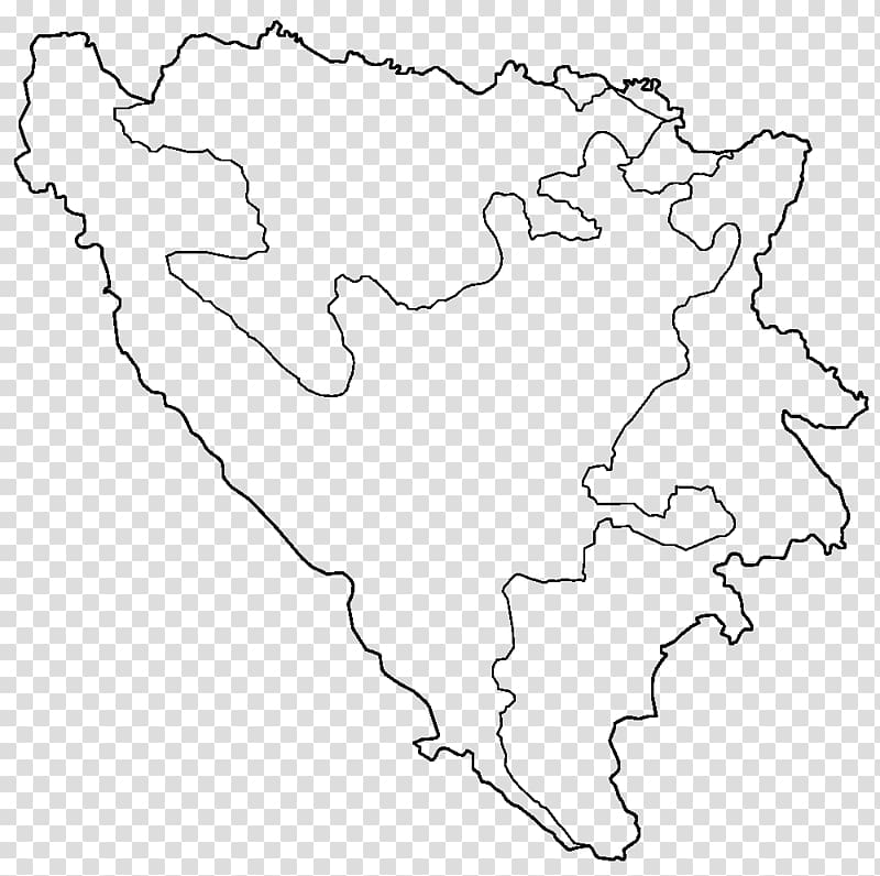 Federation of Bosnia and Herzegovina Republika Srpska Blank map, map transparent background PNG clipart