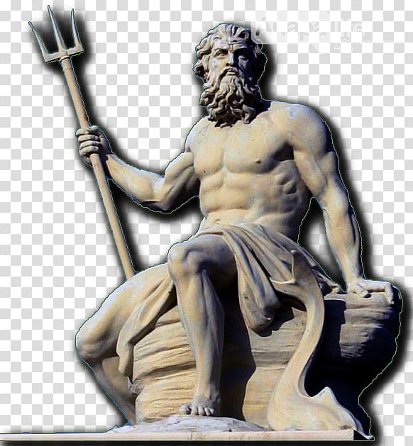 Poseidon Zeus Apollo Greek sea gods Neptune, sea transparent background PNG clipart