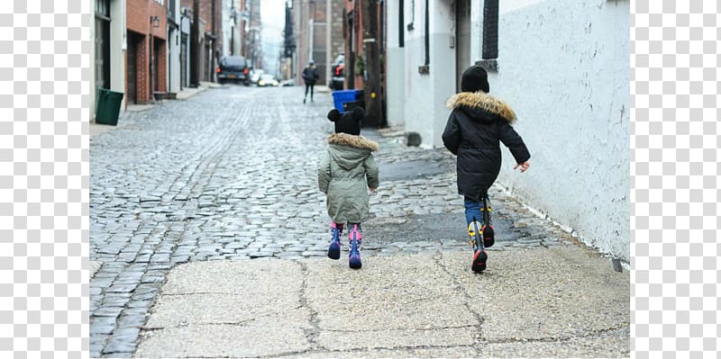 Boot Child Jeans Running Sidewalk, run away transparent background PNG clipart