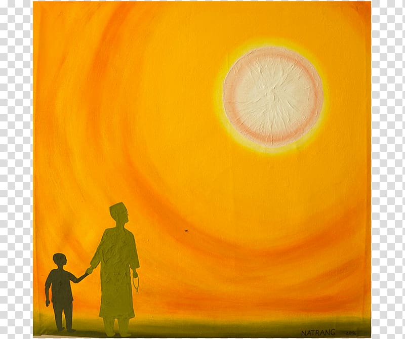 Painting Acrylic paint Desktop Sunlight, famille musulmane dessin transparent background PNG clipart