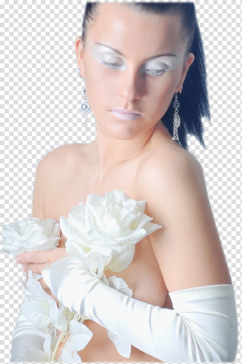 Bride Wedding dress shoot Flower, europe female models transparent background PNG clipart