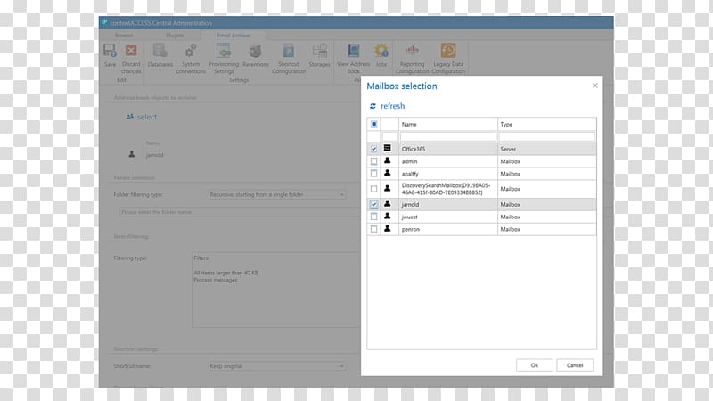 Microsoft Exchange Server Email archiving Personal Storage Table, active transparent background PNG clipart