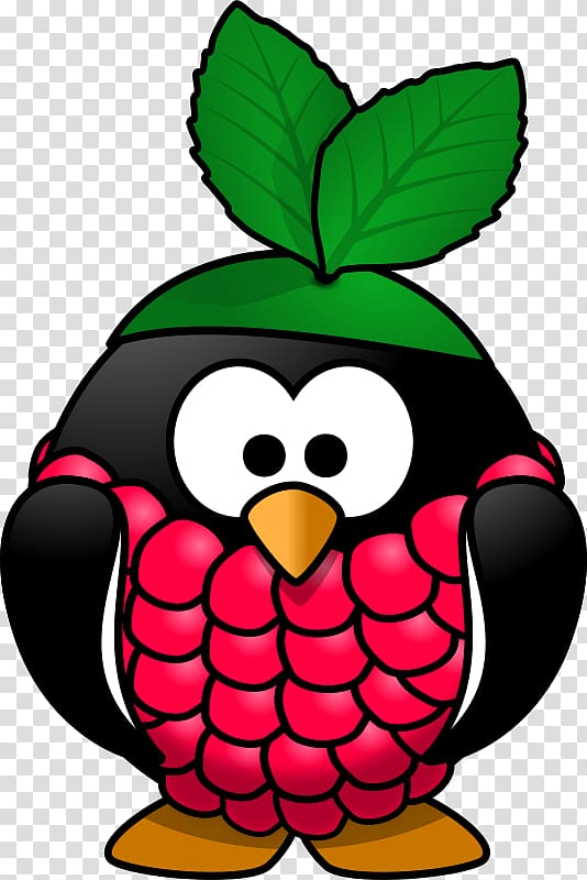 Penguin Raspberry Pi , raspberry transparent background PNG clipart