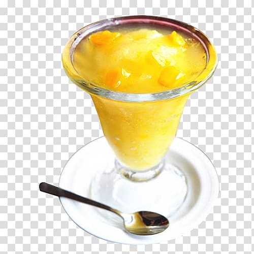 Ice cream Lassi Milk Yogurt, Mango yogurt cup transparent background PNG clipart
