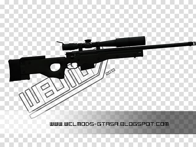 Assault rifle Firearm Sniper rifle Gun, GTA san transparent background PNG clipart