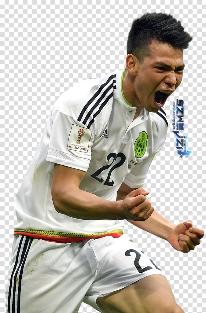 football player , Hirving Lozano Mexico national football team Chucky FIFA Confederations Cup, chucky transparent background PNG clipart