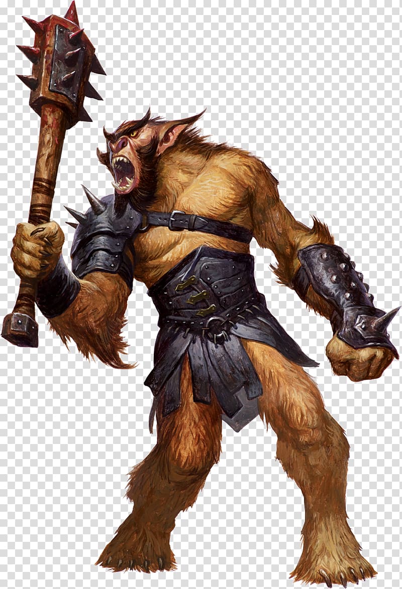 Dungeons & Dragons Pathfinder Roleplaying Game Bugbear Monster Manual Humanoid, mines transparent background PNG clipart