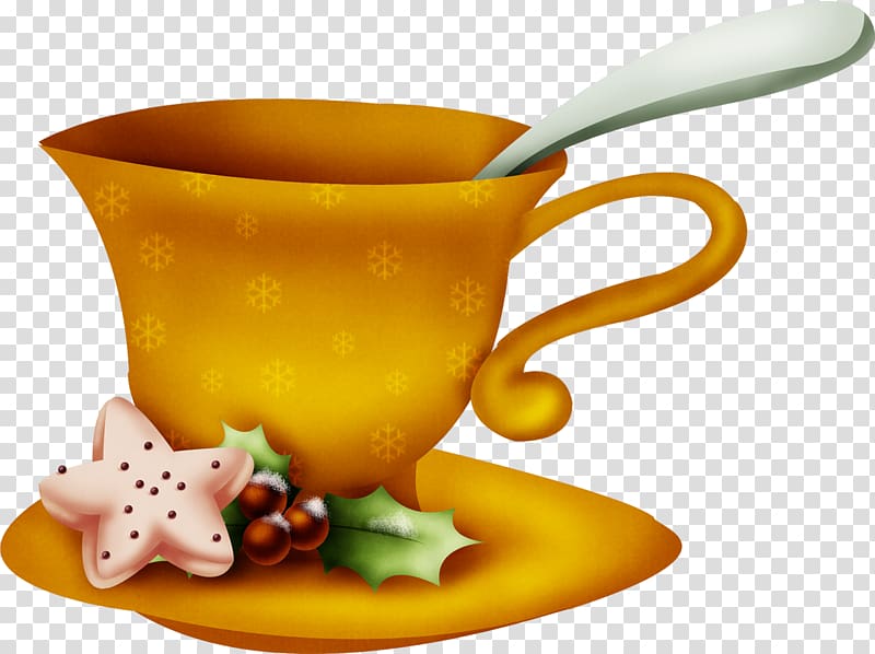 Coffee cup Cupcake Santa Claus , cup transparent background PNG clipart