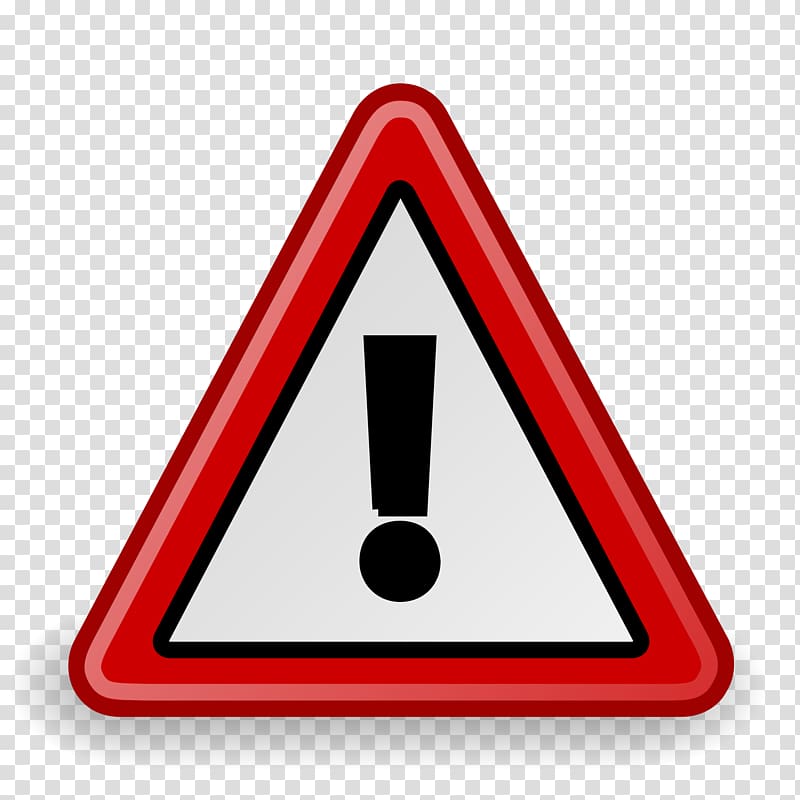 Warning sign , attention transparent background PNG clipart
