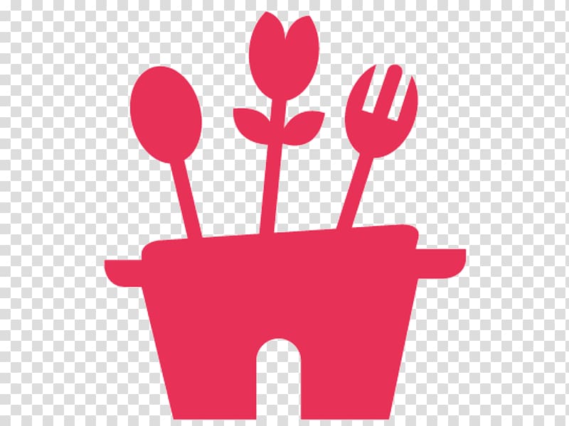 Fork Flower Pink M Logo , fork transparent background PNG clipart