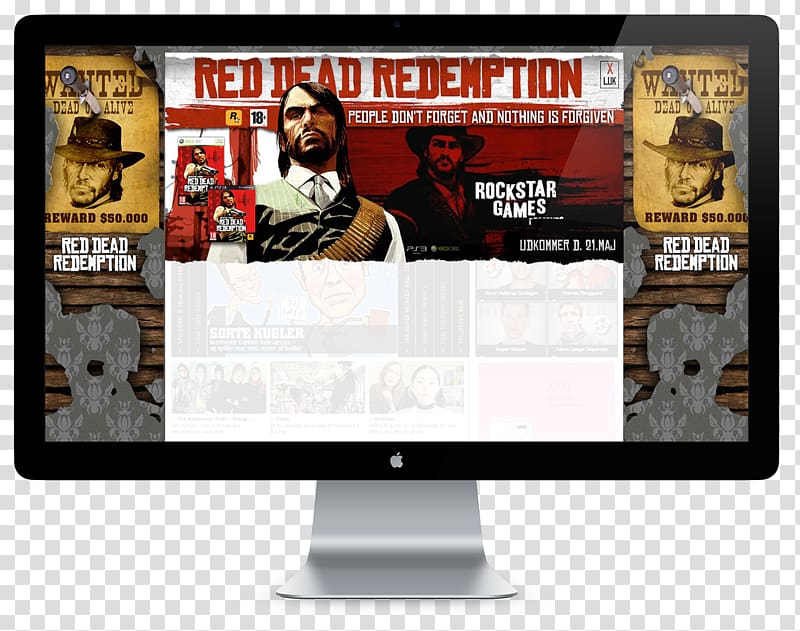 Red Dead Redemption Display advertising Brand Multimedia, red dead redemption transparent background PNG clipart