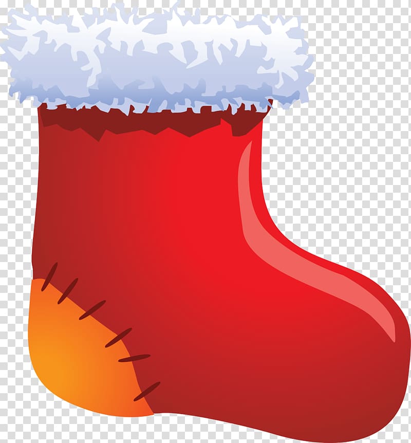 Christmas ing Christmas gift, Christmas red socks transparent background PNG clipart