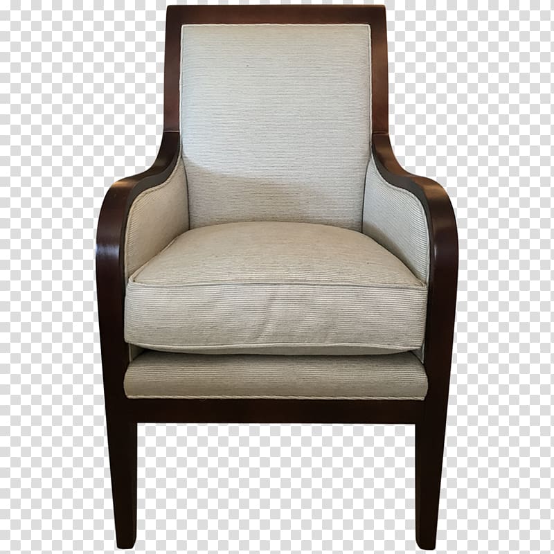 Club chair Armrest, mahogany chair transparent background PNG clipart