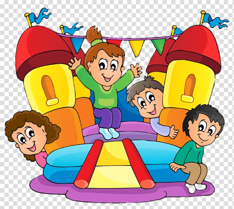 Inflatable Bouncers graphics Open , bouncy castle transparent background PNG clipart