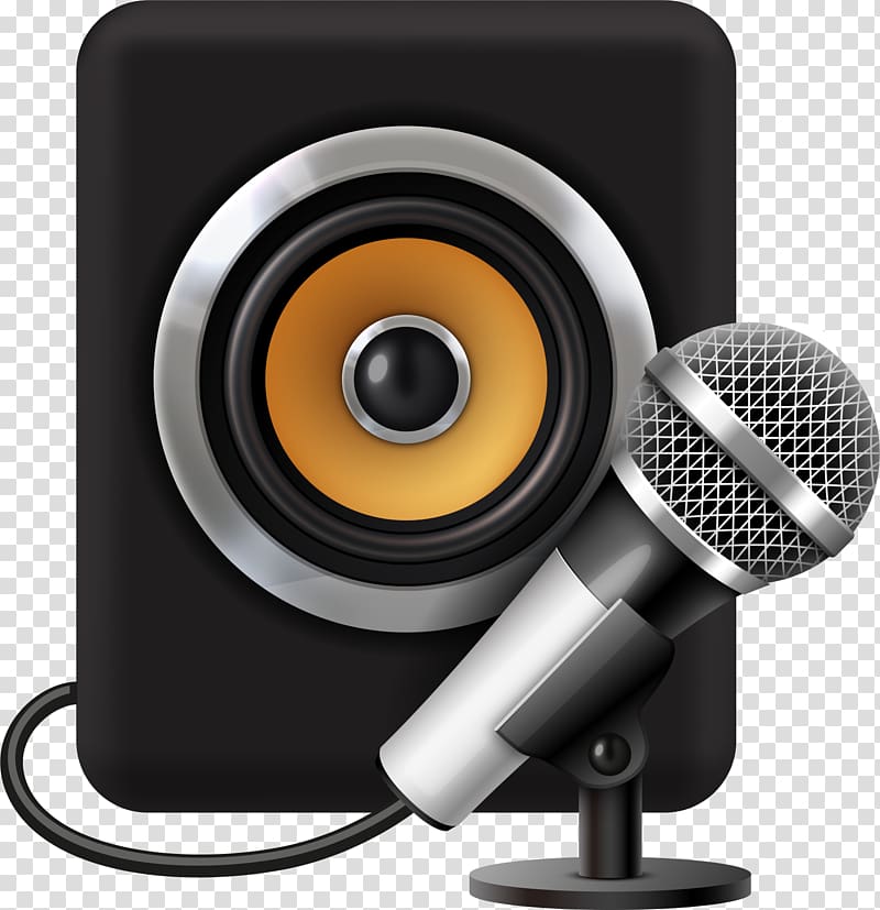 Microphone Loudspeaker Acoustics, sound and microphone transparent background PNG clipart