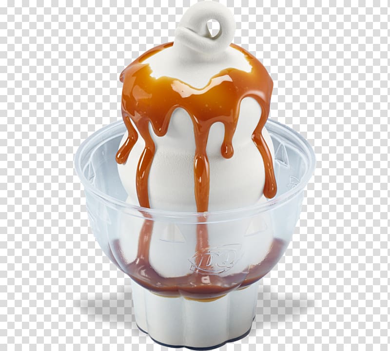 Sundae Ice cream Milkshake Fudge Dairy Queen, glass pieces transparent background PNG clipart