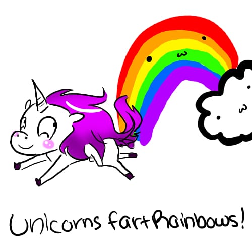 Flatulence Unicorn Rainbow The Gas We Pass, Rainbow Unicorn transparent background PNG clipart