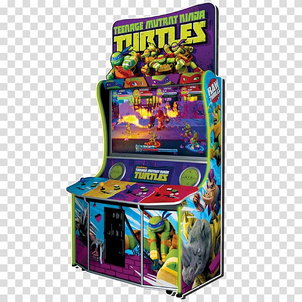 Teenage Mutant Ninja Turtles: Turtles in Time Pac-Man Arcade game Video game, Arcade Games transparent background PNG clipart