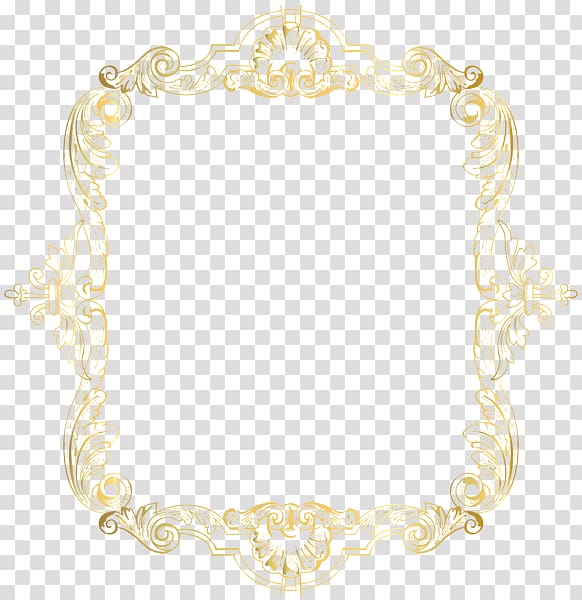 Necklace Jewellery Wedding Ceremony Supply Chain Frames, border element transparent background PNG clipart