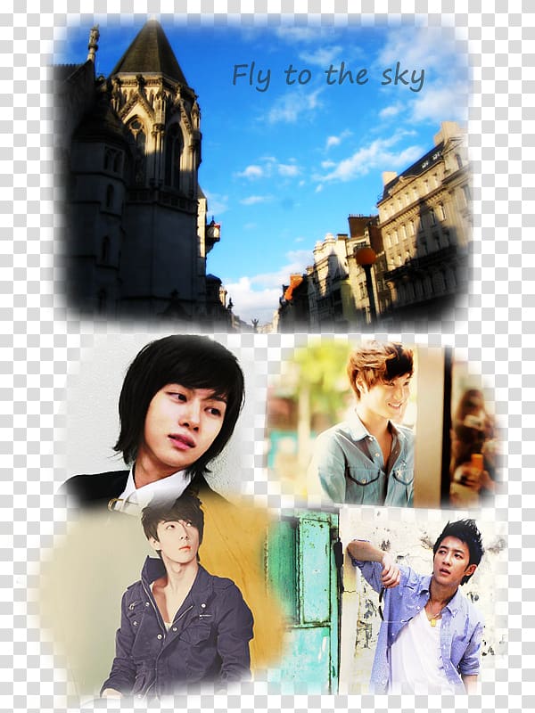Collage Travel Poster Kim Hee-chul, mem exo transparent background PNG clipart