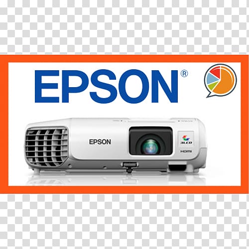 Epson Logo AirPrint Printer Projector, printer transparent background PNG clipart