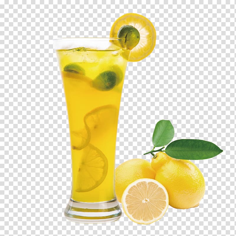lemon juice, Lemonade Drink Milk tea, A cup of frozen lemon tea transparent background PNG clipart