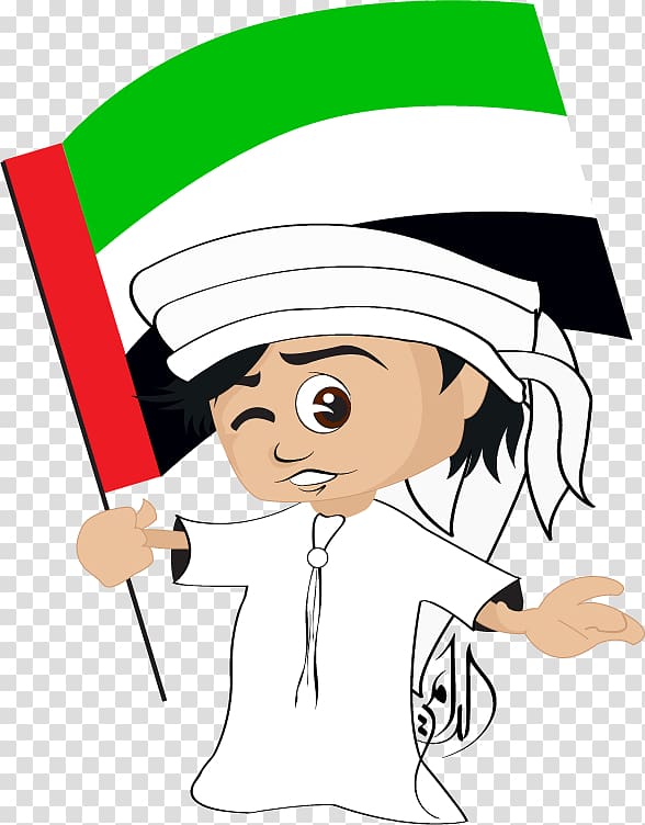 Flag of the United Arab Emirates National Day , national day decoration transparent background PNG clipart