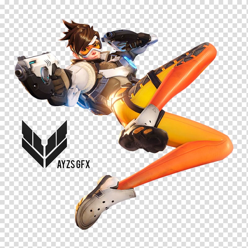 Overwatch Tracer Dallas Fuel D.Va Heroes of the Storm, Tracer Overwatch transparent background PNG clipart