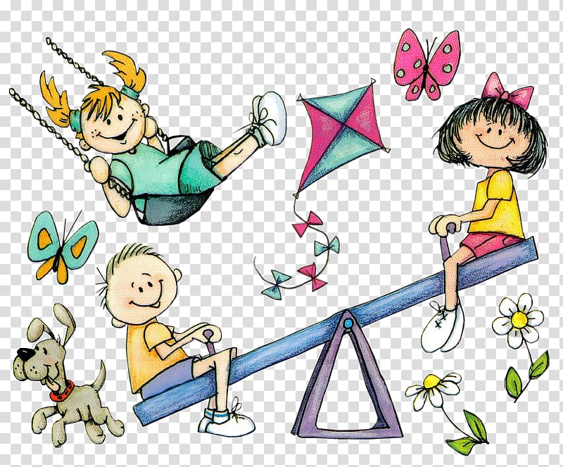 Cartoon Play Seesaw Child, child transparent background PNG clipart